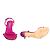 Sandali con tacco a strappo Alberta Ferretti Rosa - vista 8