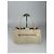 Vintage Courreges Ledertasche Beige Weiß - Ansicht 3