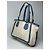 Vintage Céline Paris Canvas Leder Tasche Blau Beige - Ansicht 4