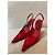 Dolce & Gabbana Slingback-Schuhe aus lackiertem Leder Rot - Ansicht 2