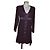 Costume National Seidenkleid Dunkelrot Größe 42