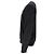 Pull en coton noir avec patch logo Stone Island - vue 2