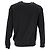 Pull en coton noir avec patch logo Stone Island - vue 3