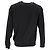 Pull en coton noir avec patch logo Stone Island - vue 8