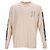 Camiseta de algodón beige con estampado de video Acne Studios