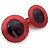 Jeremy Scott Gafas de sol oversize JSPool/1 rojas de Linda Farrow 145 mm - vista 3
