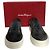 Salvatore Ferragamo Baskets à plateforme Truman Ferragamo en daim noir - vue 3