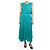 Pleats Please Falda plisada turquesa - talla UK 8 - vue 2