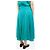 Pleats Please Falda plisada turquesa - talla UK 8 - vue 3