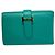 Hermès Hermes Bearn Tri-Fold Geldbörse aus grünem Epsom-Leder