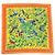 Foulard in seta Hermès - Le Ciliegie Merises Uccello Arancione Giallo