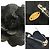 Spilla Corsage in Pelle Nera Chanel Nero - vista 3