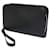 Louis Vuitton Taiga Baikal Clutch Bag Black Grey Leather  ref.2151788