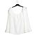 Celine 2020 Top FR40 White Linen ruffled blouse top UK12 US10 Céline Blanc