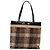 Borsa Tote Burberry Nova Check in lana beige nero oro Auth BD1763 D'oro - vista 2