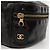 CHANEL Vanity Pouch Smalto Nero Oro CC Auth MX237 D'oro - vista 19