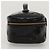 CHANEL Vanity Pouch Smalto Nero Oro CC Auth MX237 D'oro - vista 4