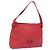Bolso de Hombro Gancini de Cuero Rosa Plata Salvatore Ferragamo Auth MX210