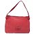Bolso de Hombro Gancini de Cuero Rosa Plata Salvatore Ferragamo Auth MX210 - vista 13
