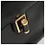 Borsa a mano GUCCI in pelle nera e oro 000 46 0096 Auth ep8407 Nero D'oro - vista 9
