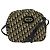 Borsa a spalla in tela Trotter Christian Dior nera Auth BD1782 Nero