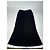 Gonna lunga vintage Givenchy in velluto nero