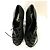 Yves Saint Laurent Hortense in pelle nera YSL 105 Zeppe stringate Nero - vista 5