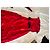 Vestido midi Prada rojo de encaje de guipur y algodón con cinturón Roja - vista 7