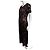 Joseph Ribkoff Mokka-Spitzenkleid über goldenem Unterkleid Braun