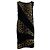 Moschino Cheap And Chic Schwarzes Shiftkleid mit Tierdruckeinsätzen Mehrfarben