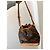 Noe Borsa tote Louis Vuitton in pelliccia marrone chiaro e scuro Marrone scuro - vista 3