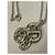 Collier Pendentif Chaîne d'Ancre Hermès Argent Argenté  - vue 4