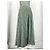Falda plisada de encaje de talle alto Christian Dior Gris Verde oliva Azul claro Turquesa - vista 2