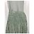 Falda plisada de encaje de talle alto Christian Dior Gris Verde oliva Azul claro Turquesa - vista 4
