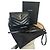Borsa a mano Saint Laurent Loulou Toy in pelle nera Nero D'oro