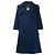 Casaco / trench de algodão da coleção SS 2013 da Chanel e Karl Lagerfeld 13P Azul marinho