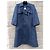 Casaco / trench de algodão da coleção SS 2013 da Chanel e Karl Lagerfeld 13P Azul marinho - vista 11