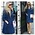 Casaco / trench de algodão da coleção SS 2013 da Chanel e Karl Lagerfeld 13P Azul marinho - vista 3