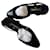Chanel CC Tweed e Pelle Slingbacks Nero  - vista 9