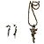 Set di gioielli Charles Jourdan Rosa D'oro Silver hardware