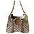 Autre Marque Borsa a spalla Gucci Bamboo Chain in metallo Multicolore