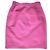 Falda Chanel de tweed rosa talla 34
