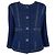 Chanel Royalblau Lesage Tweedjacke