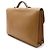 Hermès Ardennes Sac à Dépêches Mallette Timbre U (1991) Marron Beige - vue 2