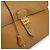 Hermès Ardennes Sac à Dépêches Mallette Timbre U (1991) Marron Beige - vue 6