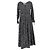 Abito Maxi Imogen in Viscosa Nera di Diane Von Furstenberg Nero