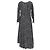 Abito Maxi Imogen in Viscosa Nera di Diane Von Furstenberg Nero - vista 3