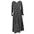 Abito Maxi Imogen in Viscosa Nera di Diane Von Furstenberg Nero - vista 6