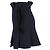 Jupe mini plissée à nœud Sandro Paris en polyester bleu marine - vue 2