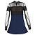 Self portrait Abito mini a maniche lunghe in pizzo Self-Portrait in poliamide blu navy